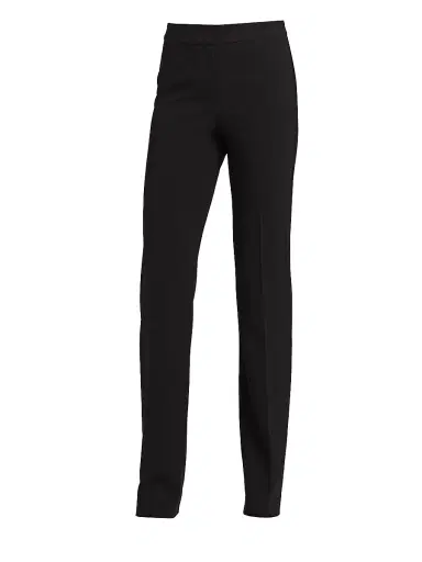 St. John Women's Crepe Marocain Diana Pants - Caviar | Thumbnail 5 St. John Women's Crepe Marocain Diana Pants - Caviar | Thumbnail 5