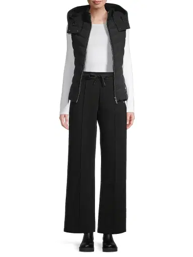 Moose Knuckles Women's Roswell Hybrid Vest - Black | Thumbnail 2 Moose Knuckles Women's Roswell Hybrid Vest - Black | Thumbnail 2