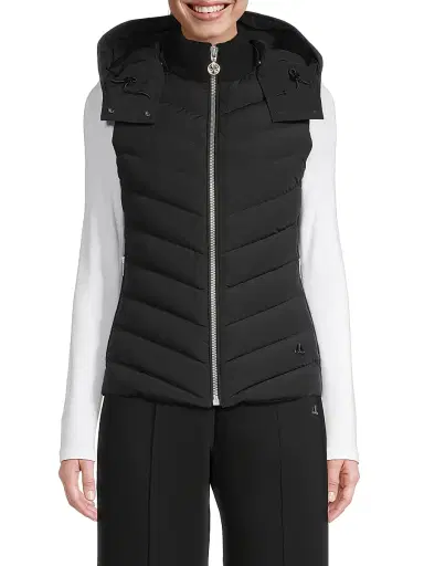 Moose Knuckles Women's Roswell Hybrid Vest - Black | Thumbnail 3 Moose Knuckles Women's Roswell Hybrid Vest - Black | Thumbnail 3