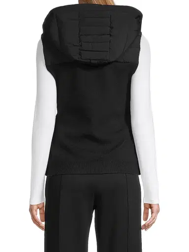 Moose Knuckles Women's Roswell Hybrid Vest - Black | Thumbnail 5 Moose Knuckles Women's Roswell Hybrid Vest - Black | Thumbnail 5