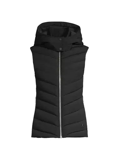 Moose Knuckles Women's Roswell Hybrid Vest - Black | Thumbnail 1 Moose Knuckles Women's Roswell Hybrid Vest - Black | Thumbnail 1