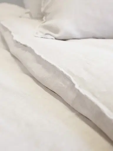 Pom Pom at Home Blair Linen Duvet Cover - Taupe - Size King | Thumbnail 4 Pom Pom at Home Blair Linen Duvet Cover - Taupe - Size King | Thumbnail 4