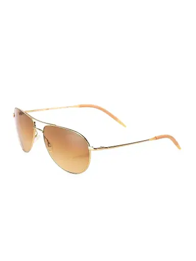 Oliver Peoples Men's Benedict 16MM Aviator Sunglasses - Gold | Thumbnail 1