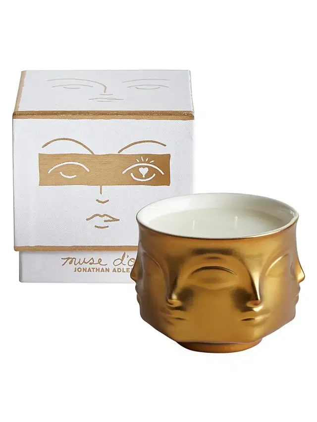 Muse D'Or Scented Candle - Gold