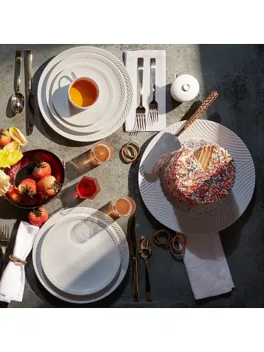 L'Objet Corde Porcelain Dessert Plate | Thumbnail 2