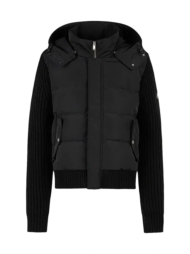 Moose Knuckles Men's Maple Hybrid Mixed-Media Bomber Jacket