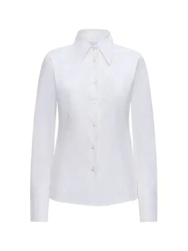 Callas Milano Women's Ripley Fitted Button Front Shirt - White | Thumbnail 1