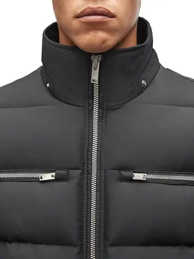 Moose Knuckles Men's Cloud Quilted Boerum Bomber - Black - Size XXL | Thumbnail 4 Moose Knuckles Men's Cloud Quilted Boerum Bomber - Black - Size XXL | Thumbnail 4