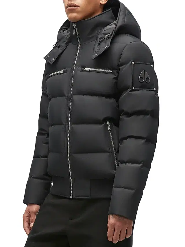 Men's Cloud Quilted Boerum Bomber - Black