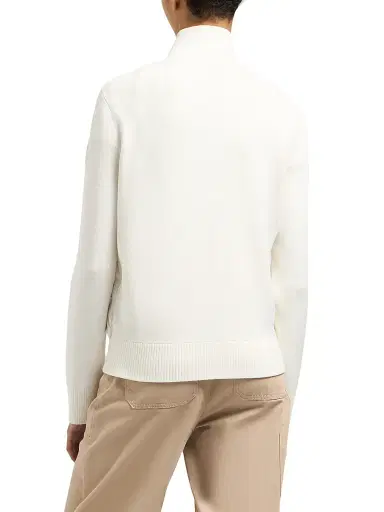 Moose Knuckles Women's Josephine Logo Knit Sweater - Plaster | Thumbnail 11 Moose Knuckles Women's Josephine Logo Knit Sweater - Plaster | Thumbnail 11