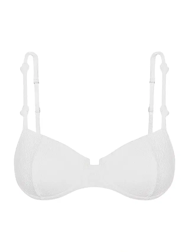 Women's Firenze Edie Nissi Bikini Top - White