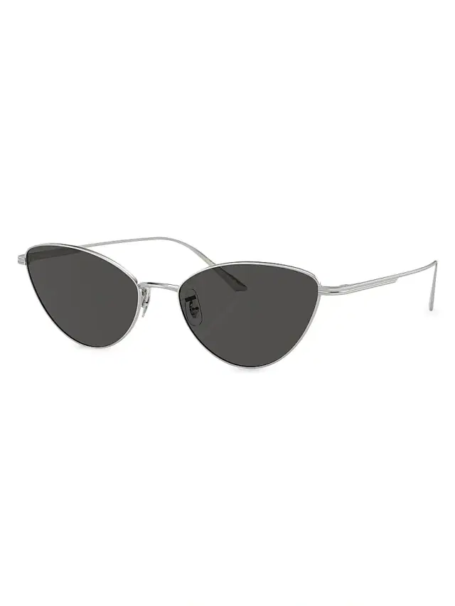 Khaite x Oliver Peoples Women's KHAITE x Oliver Peoples 1998C 56MM Cat-Eye Sunglasses - Matte Black