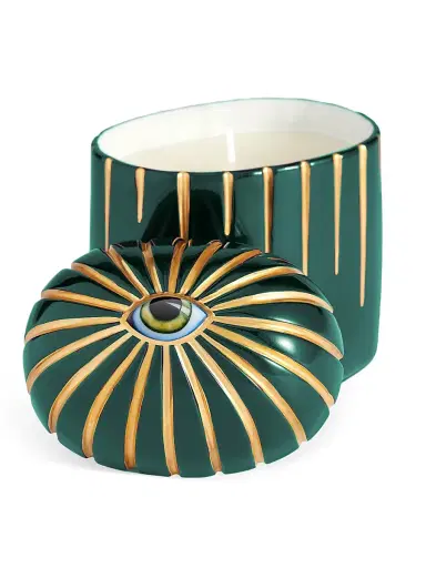 L'Objet Lito Porcelain Candle - Green | Thumbnail 3