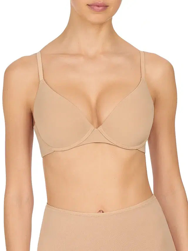 Women's Minimal Convertible Push-Up T-Shirt Bra - Cafe