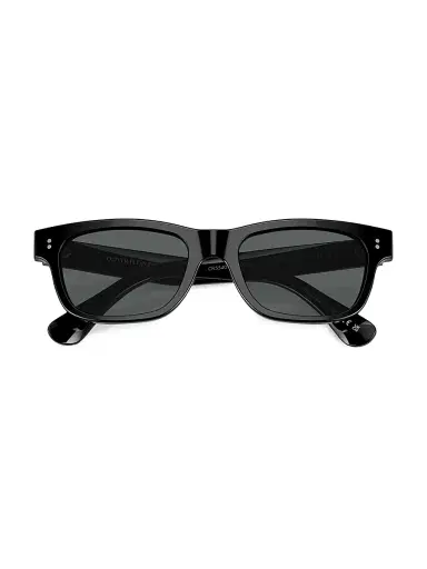 Oliver Peoples Men's Rosson Sun 53MM Pillow Sunglasses - Black Blue Grey | Thumbnail 5