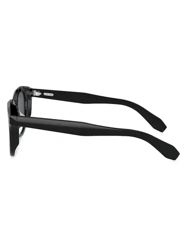 Oliver Peoples Men's N.05 48MM Rounded Square Sunglasses - Black Blue Grey | Thumbnail 3