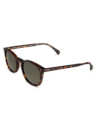 Oliver Peoples Finley 51MM Round Sunglasses - Brown Tortoise | Thumbnail 2 Oliver Peoples Finley 51MM Round Sunglasses - Brown Tortoise | Thumbnail 2