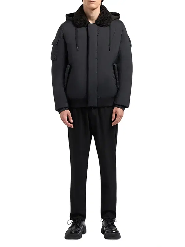 Men's Bruce Bomber Jacket - Black