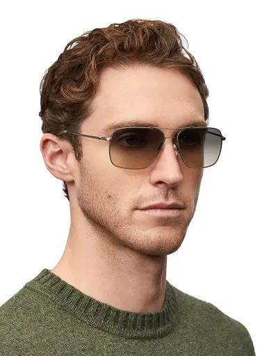 Oliver Peoples Men's Clifton 58MM Aviator Sunglasses | Thumbnail 4 Oliver Peoples Men's Clifton 58MM Aviator Sunglasses | Thumbnail 4