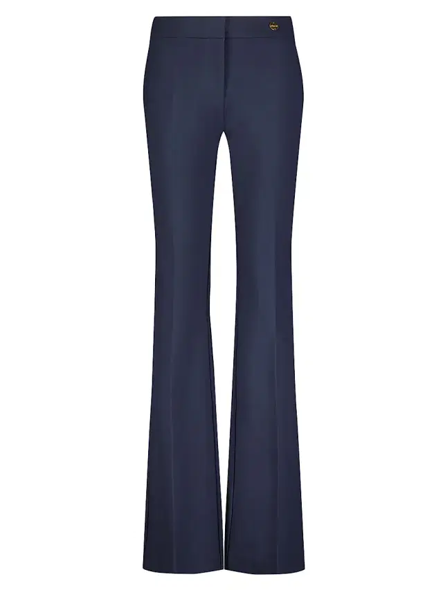 Callas Milano Women's Jules - Stretch Jersey Fit And Flare Pants - Indigo Blue