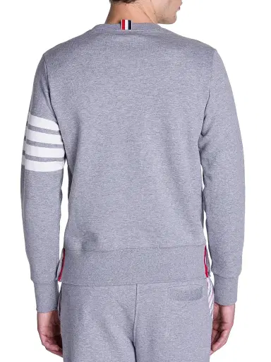 Thom Browne Men's Bar Striped Sleeve Sweatshirt | Thumbnail 3 Thom Browne Men's Bar Striped Sleeve Sweatshirt | Thumbnail 3