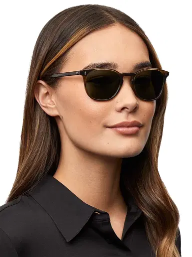 Oliver Peoples Women's Finley 51MM Semi Matte Sable Tortoise Sunglasses - Bark | Thumbnail 5