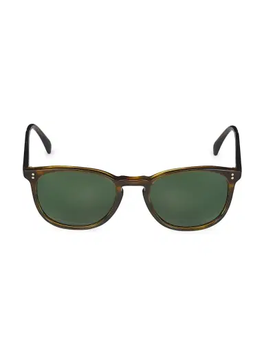 Oliver Peoples Women's Finley 51MM Semi Matte Sable Tortoise Sunglasses - Bark | Thumbnail 1