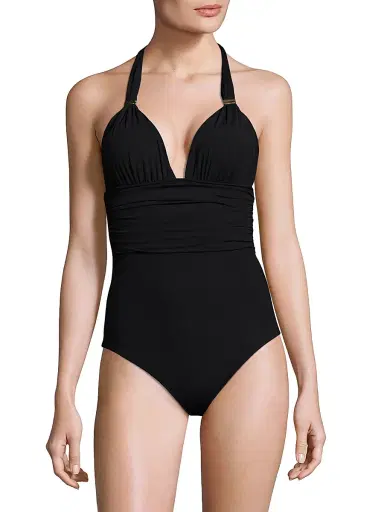 ViX by Paula Hermanny Women's Bia One-Piece Swimsuit - Black - Size Large | Thumbnail 3