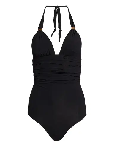 ViX by Paula Hermanny Women's Bia One-Piece Swimsuit - Black - Size Large | Thumbnail 5