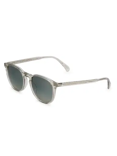 Oliver Peoples Women's Finley 51MM Round Sunglasses - Black Diamond | Thumbnail 2