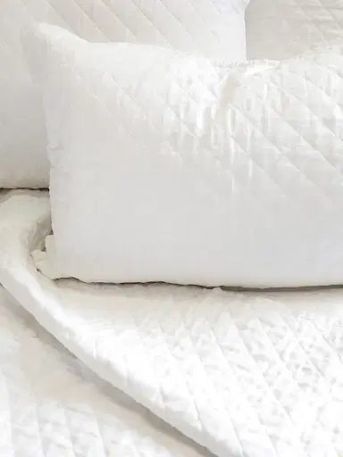 Pom Pom at Home Hampton Linen Quilt - White - Size King | Thumbnail 5 Pom Pom at Home Hampton Linen Quilt - White - Size King | Thumbnail 5