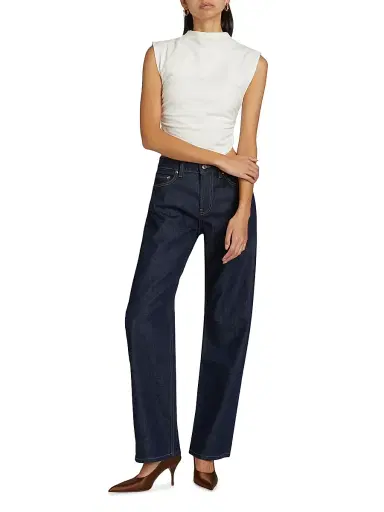 EB Denim Women's Alida Loose Bowed Jeans | Thumbnail 2 EB Denim Women's Alida Loose Bowed Jeans | Thumbnail 2