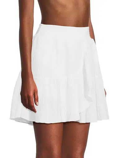 Change of Scenery Women's Izzy Cotton Wrap Skirt - Fresh White - Size XS | Thumbnail 4 Change of Scenery Women's Izzy Cotton Wrap Skirt - Fresh White - Size XS | Thumbnail 4