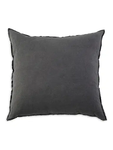 Pom Pom at Home Blair Linen Euro Sham - Midnight - Size European | Thumbnail 1 Pom Pom at Home Blair Linen Euro Sham - Midnight - Size European | Thumbnail 1