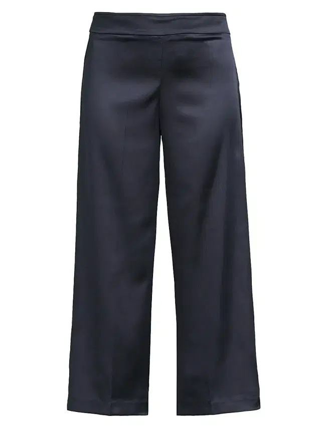Women's Alex Satin Wide-Leg Pants - Navy Women's Alex Satin Wide-Leg Pants - Navy
