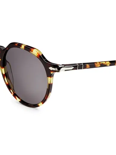 PERSOL Men's Phantos 52MM Rounded Sunglasses - Dark Grey | Thumbnail 3 PERSOL Men's Phantos 52MM Rounded Sunglasses - Dark Grey | Thumbnail 3