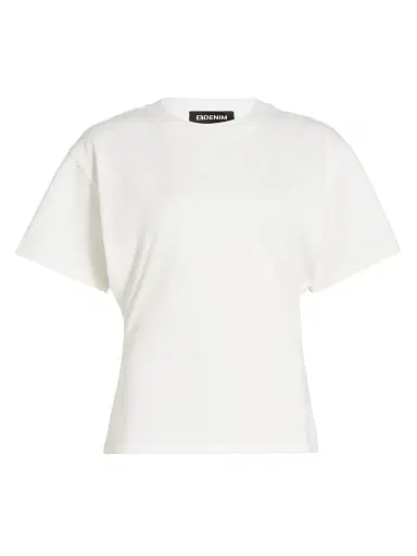 EB Denim Women's Eero Cotton T-Shirt - Milk - Size Large | Thumbnail 1