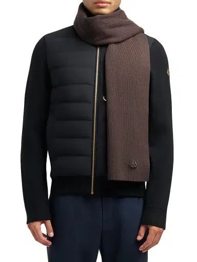 Moose Knuckles Men's Parnis Wool Scarf | Thumbnail 2 Moose Knuckles Men's Parnis Wool Scarf | Thumbnail 2