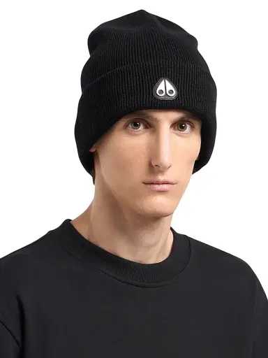Moose Knuckles Men's Parnis Wool Beanie | Thumbnail 2 Moose Knuckles Men's Parnis Wool Beanie | Thumbnail 2