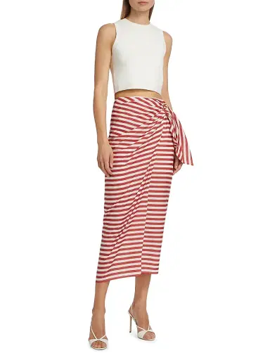 Toccin Women's Peyton Racerback Crop Tank Top - Optic | Thumbnail 2 Toccin Women's Peyton Racerback Crop Tank Top - Optic | Thumbnail 2