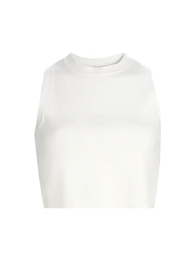 Toccin Women's Peyton Racerback Crop Tank Top - Optic