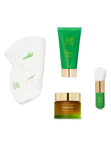 Tata Harper Women's The Glow Facial 4-Piece Set | Thumbnail 4 Tata Harper Women's The Glow Facial 4-Piece Set | Thumbnail 4