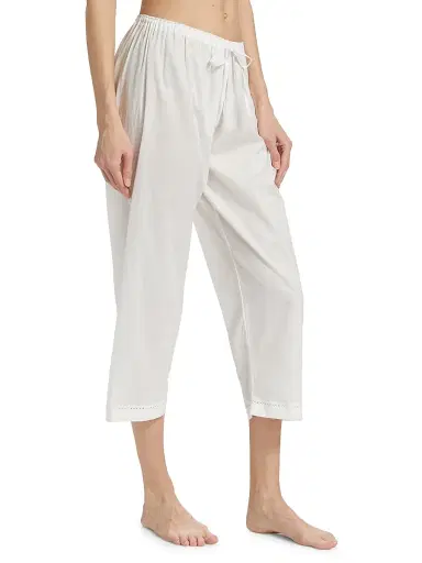 Pour Les Femmes Women's Core Classics Pajama Set - White - Size XL | Thumbnail 4