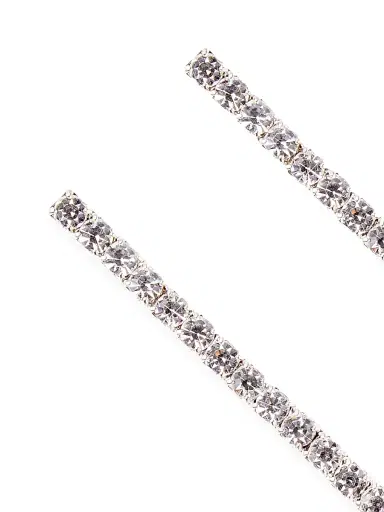 Jennifer Behr Women's Gwen 2-Piece Crystal Bobby Pin Set - Crystal | Thumbnail 3 Jennifer Behr Women's Gwen 2-Piece Crystal Bobby Pin Set - Crystal | Thumbnail 3