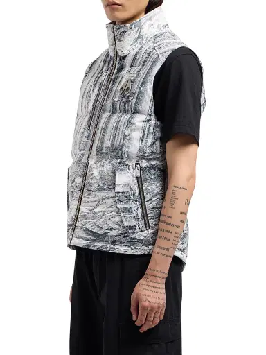 Moose Knuckles Men's Westmount Printed Down Vest | Thumbnail 5 Moose Knuckles Men's Westmount Printed Down Vest | Thumbnail 5