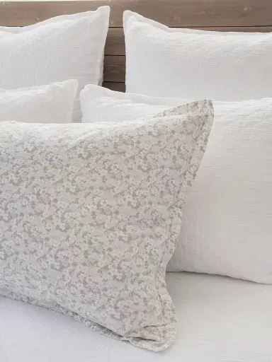Pom Pom at Home June Cotton Duvet - Ocean Grey - Size European | Thumbnail 5 Pom Pom at Home June Cotton Duvet - Ocean Grey - Size European | Thumbnail 5