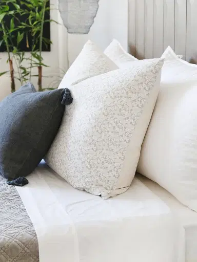 Pom Pom at Home June Cotton Duvet - Ocean Grey - Size European | Thumbnail 7 Pom Pom at Home June Cotton Duvet - Ocean Grey - Size European | Thumbnail 7