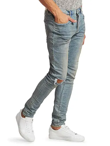 Purple Brand Men's Distressed Stretch-Skinny Jeans | Thumbnail 4 Purple Brand Men's Distressed Stretch-Skinny Jeans | Thumbnail 4