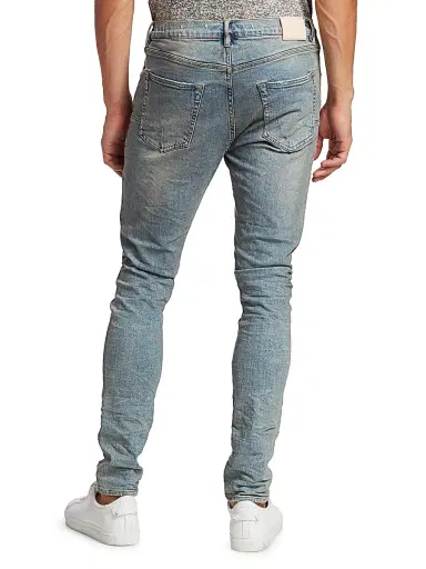 Purple Brand Men's Distressed Stretch-Skinny Jeans | Thumbnail 5 Purple Brand Men's Distressed Stretch-Skinny Jeans | Thumbnail 5