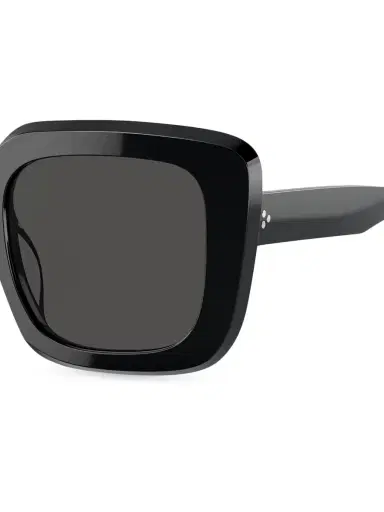 Oliver Peoples Women's Franca 52MM Oversized Sunglasses - Black | Thumbnail 2